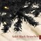 Best Choice Products Pre-Lit Black Christmas Tree, Artificial Holiday Decoration w/ Branch Tips, Incandescent Lights
